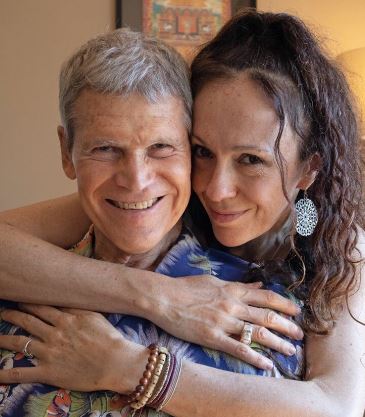 Alice Soyer with her husband David Sanborn